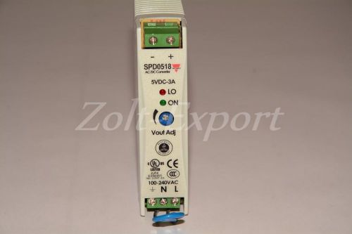 Carlo gavazzi, spd series ac/dc converter #spd05181, in:100-240vac out:5vdc for sale