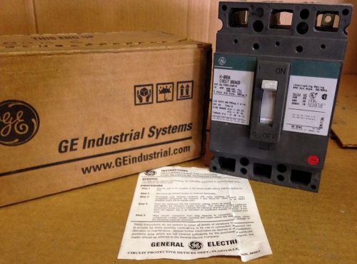 Circuit breaker general electric ted136015 600 vac 15amp 3 pole for sale