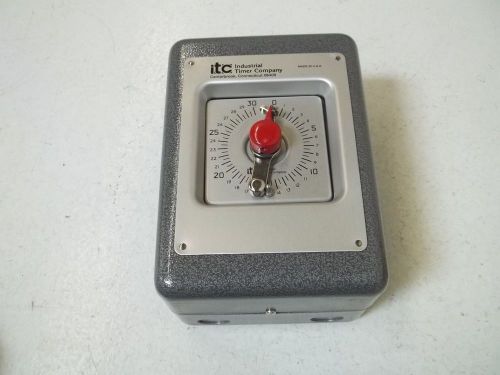 INDUSTRIAL TIMER CORPORATION PAB30MIN TIMER *USED*