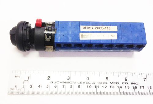 Abb 3hab2663-1 3haa3003-21 robot m94, m96 key switch operator mode selector for sale