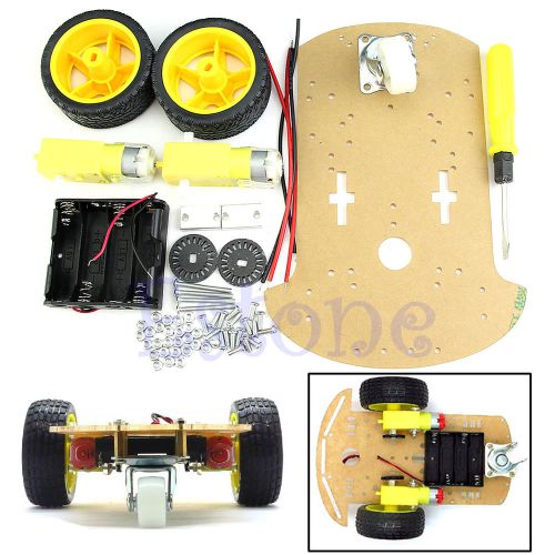 Motor new smart robot car chassis kit speed encoder battery box for arduino hot for sale
