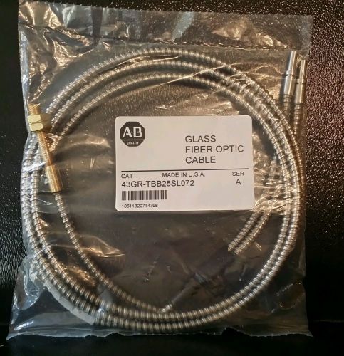 *New Sealed* ALLEN BRADLEY 43GR-TBB25SL072 FIBER OPTIC SENSOR ARMORED CABLE