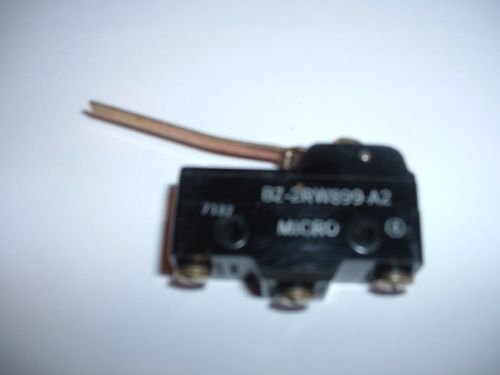 Nos honeywell / microswitch ac/dc leaf switch w/o pkg. p/n bz-2rw899-a2 for sale