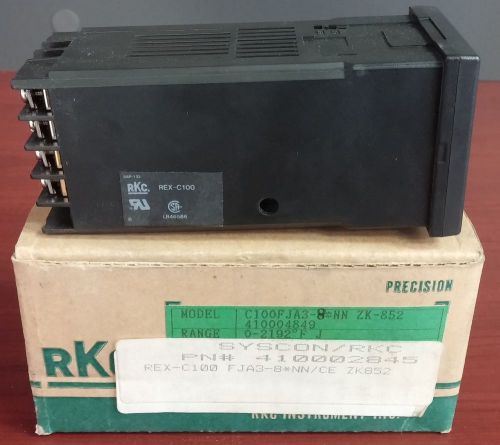 Syscon rkc rex c100 c100fja3 8*nn zk852  0-2192f (0-1200c )tempreture controller for sale
