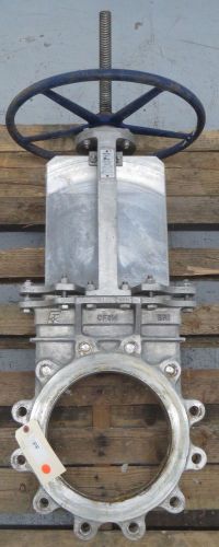 FC FLOW CONTROL 83 B 92 150 STAINLESS FLANGED 10 IN KNIFE GATE VALVE B304830