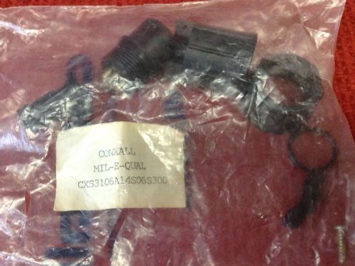 Conxall connector - p/n: cxs3106a14s06s300, mil-e-qual - new for sale