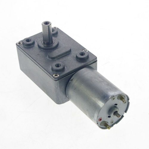 12V 3RPM Square Geared Gearhead DC Motor High Torque Output Heavy Duty