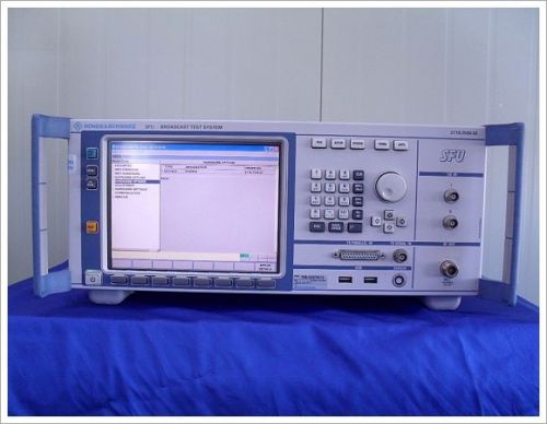 R&amp;s sfu/opt.b30,k1,k40,k80 - broadcast test system for sale