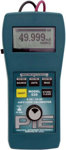 Pie 535piecal 4-20/10-50 ma dual range loop calibrator for sale