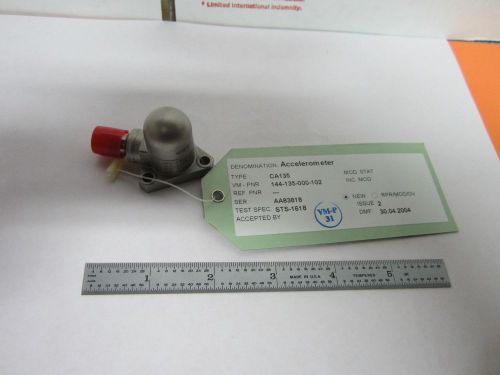 MEGGITT VIBRO-METER SWISS CA135 ACCELEROMETER TURBINE VIBRATION BIN#K3-07