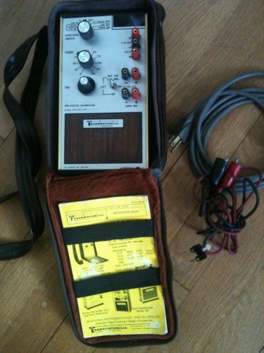 TRANSMATION PPS DIGITAL CALIBRATOR 1040 with its CABLES, TABLES BOOK &amp; CASE, USA