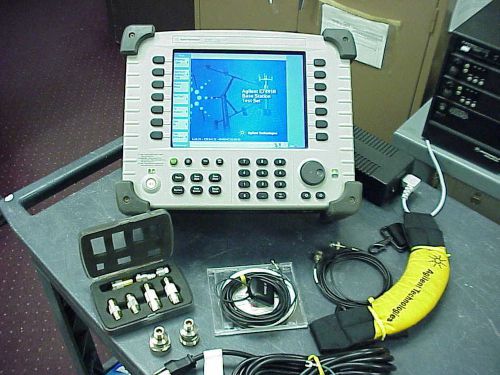 Agilent e7495b base station test set with options 200/510/600/cal kit/cables for sale