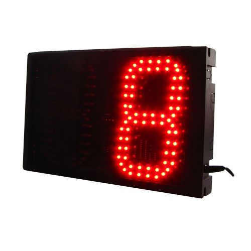 Red 6&#039;&#039; large digital 2digits laps to go timer led digital counter with buttons for sale