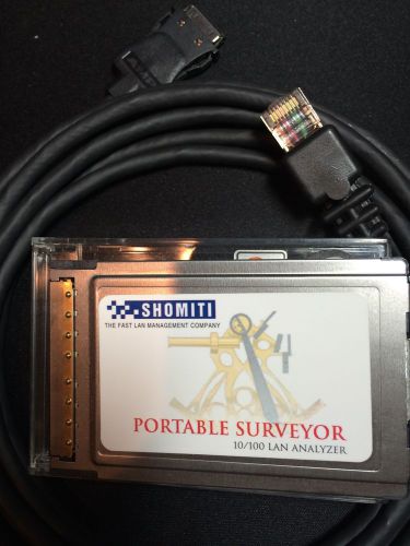 Shomiti Portable Surveyor 10/100 analyzer PS1101 Tap PCMCIA Card