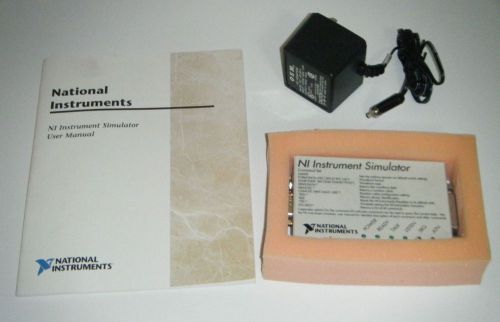 National instruments ni instruments simulator kit w/power supply and manual for sale
