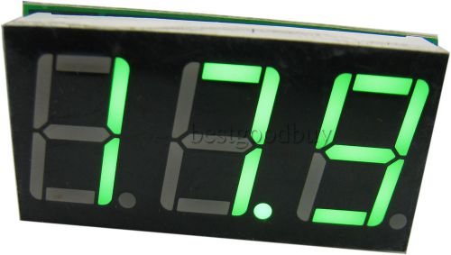 0.56&#034; 4.0-30V emerald-green led DC digital voltmeter car volt gauge panel meter
