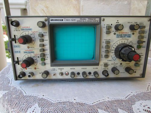 Leader LBO-515 Dual Trace/Channel Oscilloscope