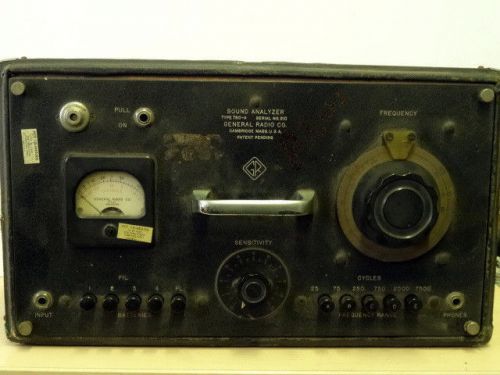 General Radio 760-A Sound Vibration Analyzer Vintage GenRad