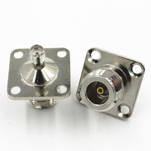 10pcs n female jack to sma female jack panel mount rf adapter connector for sale