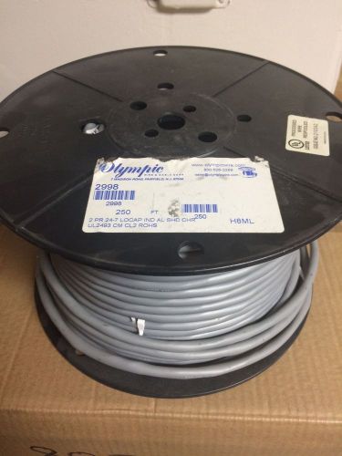 Olympic 2998 cable: twisted pairs, low capacitance, rs-422 - 250ft for sale