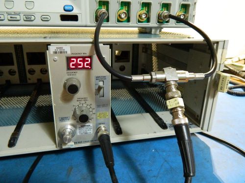 Tektronix sg503 w/precision coax., term., and divider cable for sale