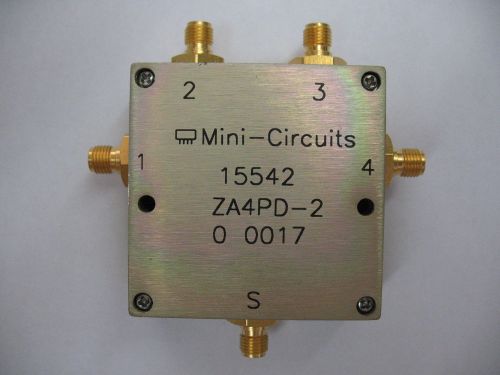 Mini-Circuits ZA4PD-2 Coaxial Power Splitter/Combiner 4 Way-0 50Ohm 1000-2000MHz