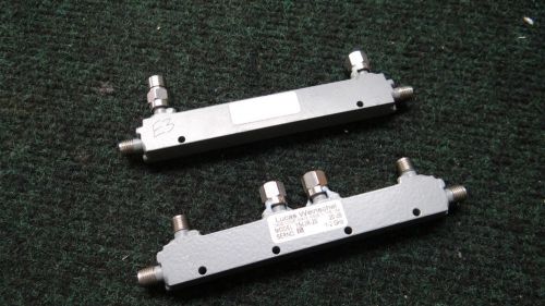 2 weinschel 1543r-20 1538r-10 microwave attenuator coupler 1 - 2 ghz 10 &amp; 20 db for sale