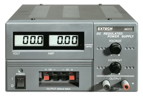 Extech 382213 Digital triple output DC Power Supply New in box