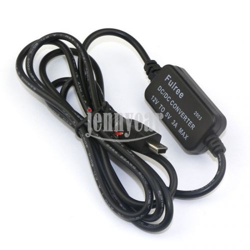 12V 8-22V to 5V DC Converter Mini USB 5 Pins Type Connector In Car Power Supply
