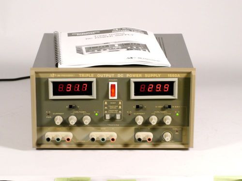 BK Precision triple output DC power supply model 1660 0-30 Volt 2A