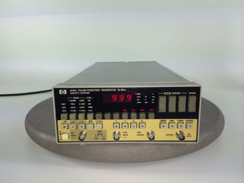 Hewlett packard 8116a pulse/function generator 50 mhz w/ opt. 001 for sale