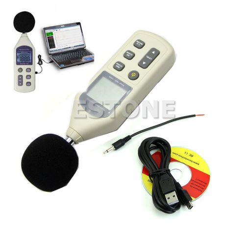 USB Noise Measurement 30-130dB Digital Sound Pressure tester Level Meter Decibel
