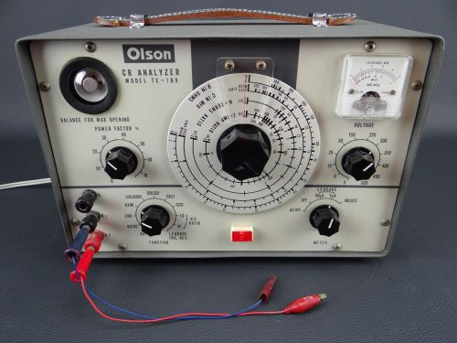 Olson cr analyzer model te-189 for sale