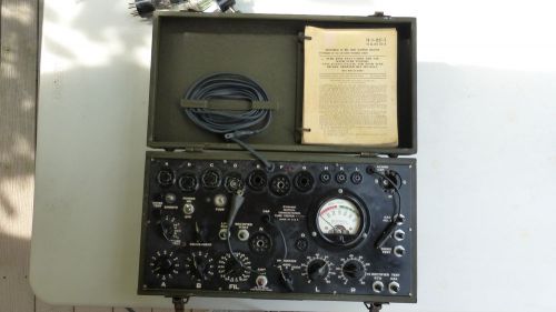VINTAGE MILITARY I-177 DYNAMIC MUTUAL CONDUCTANCE TUBE TESTER