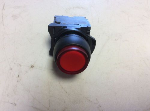 Allen Bradley 800F-D0C 800F-X10 Red Illuminated Push Button 800F D0C X10