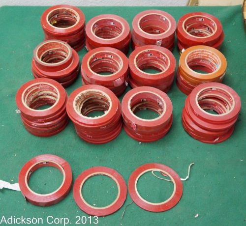 LARGE LOT OF 55 RED PERMACEL TP1 TAPE !! TAPES
