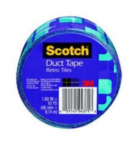 3M Designer Duct Tape Retro Tiles 1.88&#039;&#039; x 10 yds.