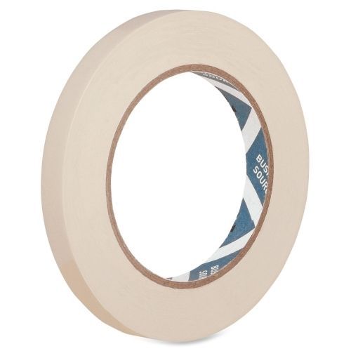 Business source masking tape - 0.5&#034;wx60yd l -3&#034; core - bsn16472 for sale