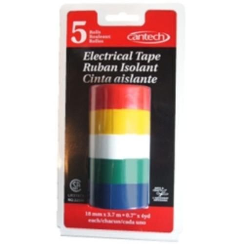 Electrical Tapes 5 Colors 3.7m (73250)
