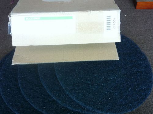 17&#034; americo - black strip pads - (black color) &#034;new&#034; - (5 pads) for sale