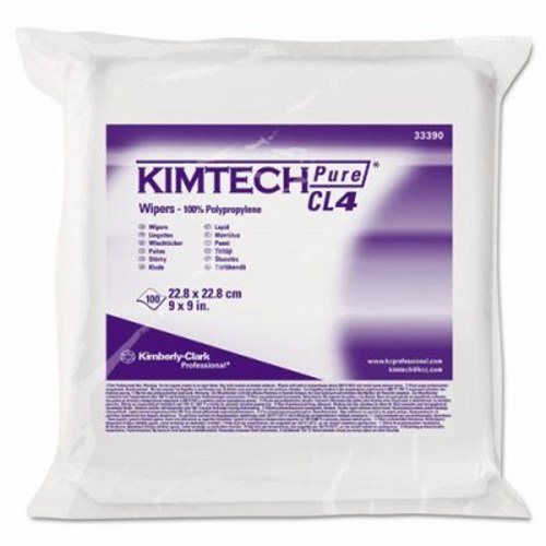 Kimberly-Clark Professional CL4 Critical Task Wipers, White, 3-Ply (KCC33390)