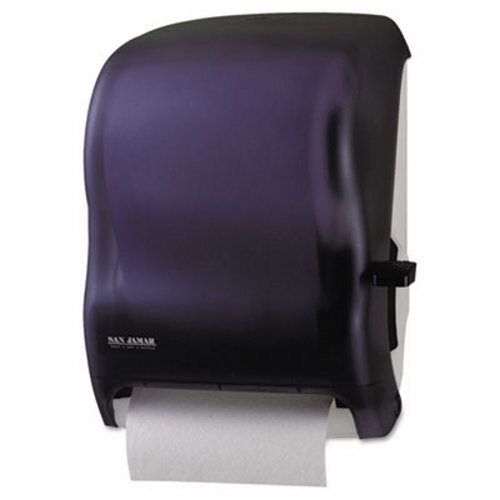 San jamar lever roll towel dispenser w/o transfer mechanism, black (sjmt1100tbk) for sale
