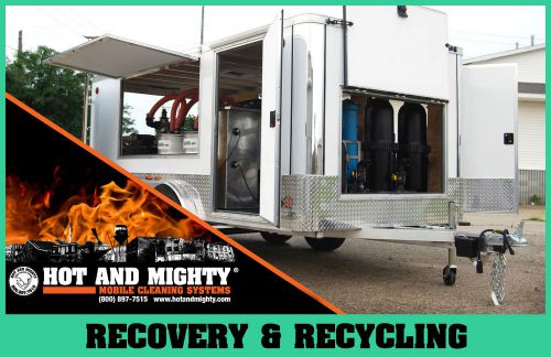 Pressure washer recycling trailer,  wash water recycling, power washer recycle for sale
