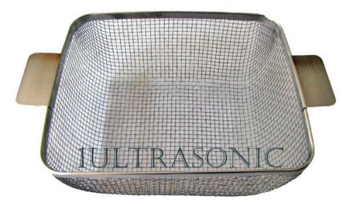For Branson 5510 ULTRASONIC CLEANING BASKET 11 x 8-3/4 x 4-1/2 SS  2.5 Gal cp28M