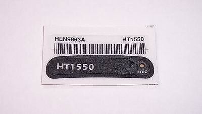 Motorola HT1550 Radio Front Name Plate - Escutcheon
