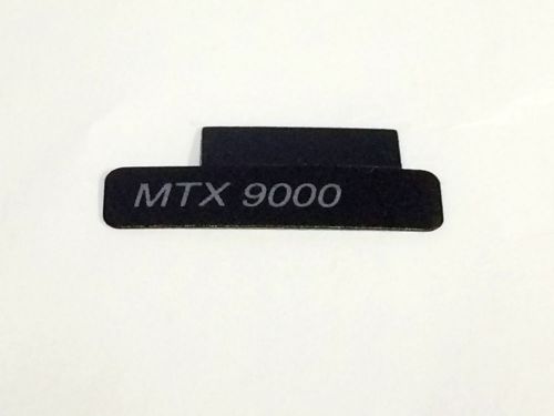 Motorola MTX9000 Front Label Escutcheon Model 3305183R73 *OEM*