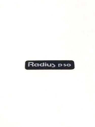 Motorola radius p50 front label escutcheon model 1305541s01 for sale