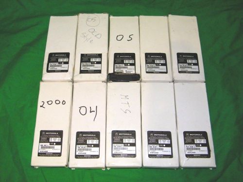 Lot of 10 unused oem batteries for motorola mts 2000 for sale