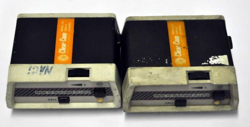 (2) ClearCom RS-501 Single Channel Intercom Beltpacks