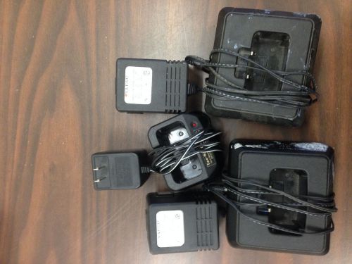 Nc-73 &amp; nc-76b  vertex/yaesu two way radio charger oem - lot of 3 for sale